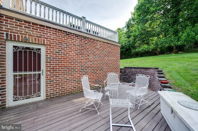 14 Quail Ridge Dr, Reading, PA 19607 - wooden terrace with a yard