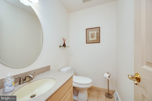 14 Quail Ridge Dr, Reading, PA 19607 - half bathroom with vanity and tile patterned flooring