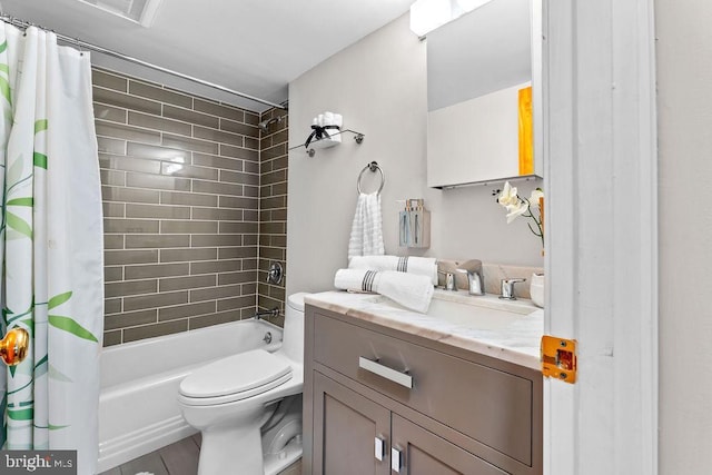 8308 Flower Ave Unit 403, Takoma Park, MD 20912 - full bathroom with vanity and shower / bath combination with curtain