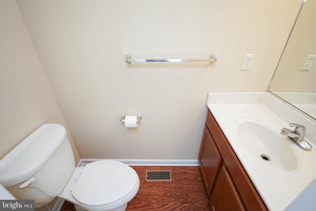 1322 Aspen Dr, Salisbury, MD 21804 - bathroom with vanity and wood finished floors