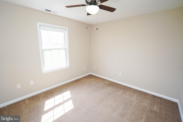 1322 Aspen Dr, Salisbury, MD 21804 - empty room with carpet floors and a ceiling fan