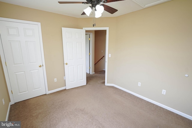 1322 Aspen Dr, Salisbury, MD 21804 - unfurnished bedroom featuring carpet flooring and ceiling fan