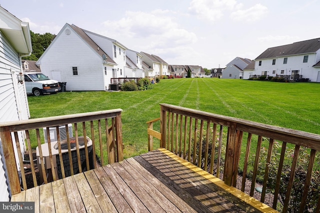 1322 Aspen Dr, Salisbury, MD 21804 - deck featuring a residential view and a yard
