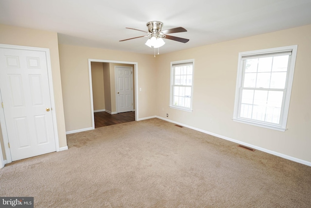 1322 Aspen Dr, Salisbury, MD 21804 - unfurnished bedroom with carpet flooring and a ceiling fan