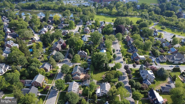 306 Grove Blvd, Frederick, MD 21701 - aerial view of property's location featuring nearby suburban area and a large body of water