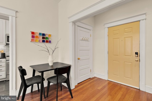 1833 S St NW Unit 2, Washington, DC 20009 - foyer entrance with light wood-style floors