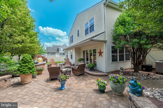 1421 Custom House Sq, Bensalem, PA 19020 - view of patio featuring an outdoor hangout area