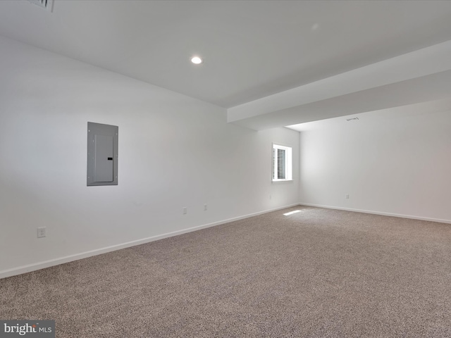 564 Monocacy Trl, Spring Grove, PA 17362 - spare room with electric panel, carpet floors, and recessed lighting