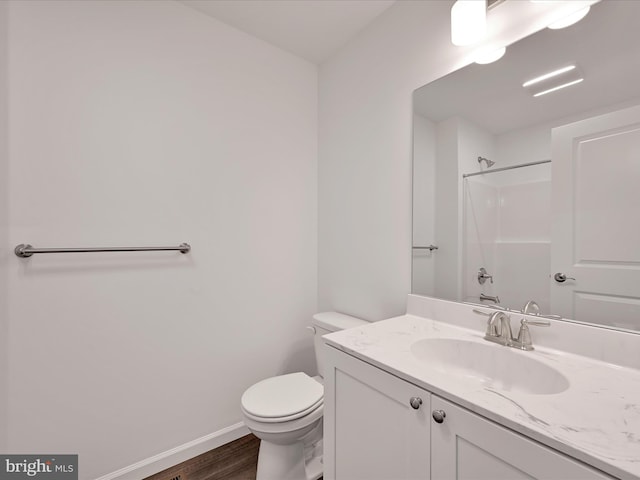 564 Monocacy Trl, Spring Grove, PA 17362 - full bath with vanity, wood finished floors, and a shower