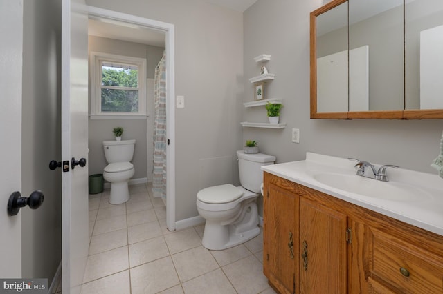 616 Dartmouth Ave, Cinnaminson, NJ 08077 - full bath with tile patterned flooring and vanity