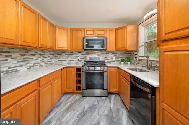 616 Dartmouth Ave, Cinnaminson, NJ 08077 - kitchen featuring appliances with stainless steel finishes, tasteful backsplash, light countertops, and lofted ceiling