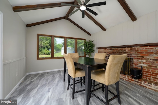616 Dartmouth Ave, Cinnaminson, NJ 08077 - dining room with a ceiling fan and wood finished floors