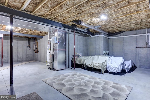 6210 Thornhill Ln, Mechanicsburg, PA 17050 - unfinished below grade area featuring heating unit