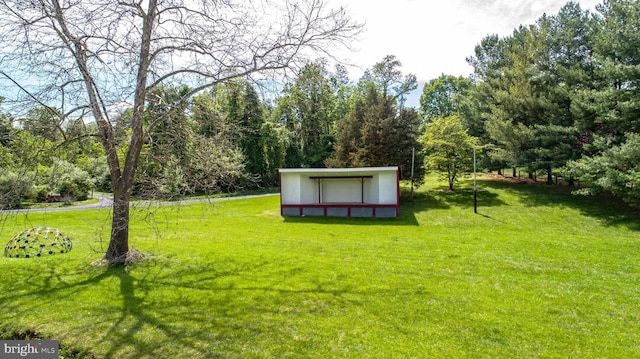 1408 Western Ln, Front Royal, VA 22630 - view of green lawn featuring an outbuilding