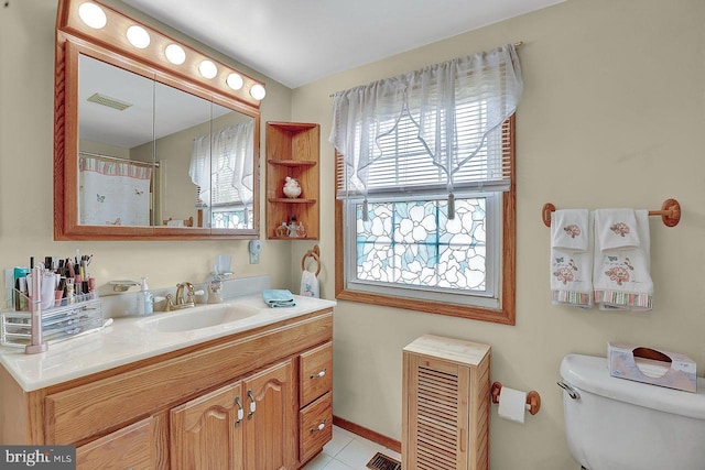 78 Kent Ave, Marlton, NJ 08053 - full bath featuring vanity, tile patterned flooring, and heating unit