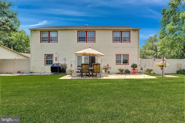 78 Kent Ave, Marlton, NJ 08053 - back of property with a fenced backyard and a patio