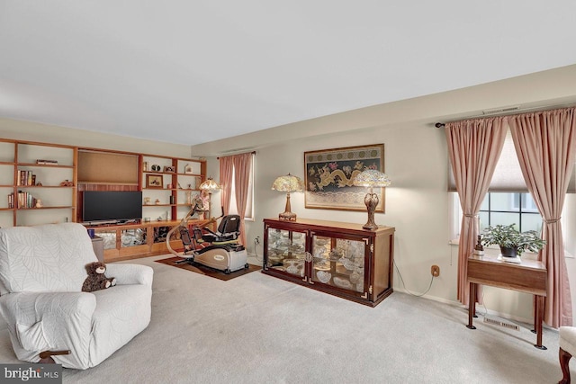 78 Kent Ave, Marlton, NJ 08053 - living area featuring carpet flooring and baseboards