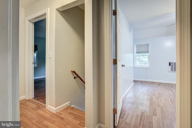 328 E Logan St, Bellefonte, PA 16823 - corridor with an upstairs landing and light wood-style flooring