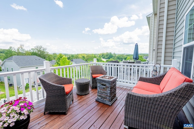2140 Elm Tree Knl, Charlottesville, VA 22911 - view of deck