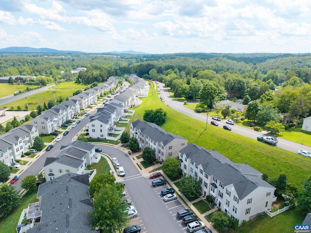 2140 Elm Tree Knl, Charlottesville, VA 22911 - aerial perspective of suburban area featuring a forest