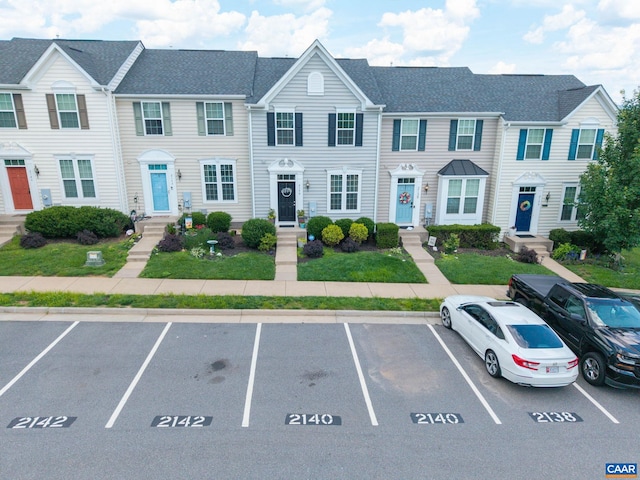 2140 Elm Tree Knl, Charlottesville, VA 22911 - view of property featuring uncovered parking and entry steps
