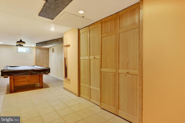 441 Barker Dr, West Chester, PA 19380 - playroom featuring pool table and recessed lighting