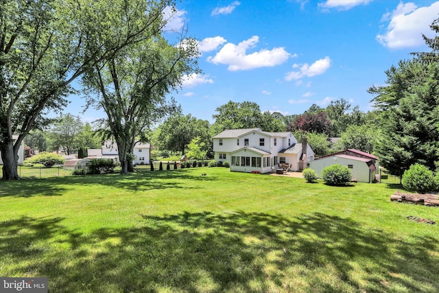 441 Barker Dr, West Chester, PA 19380 - view of yard featuring a deck
