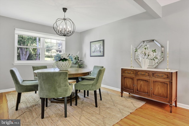 441 Barker Dr, West Chester, PA 19380 - dining room with a chandelier and light wood finished floors