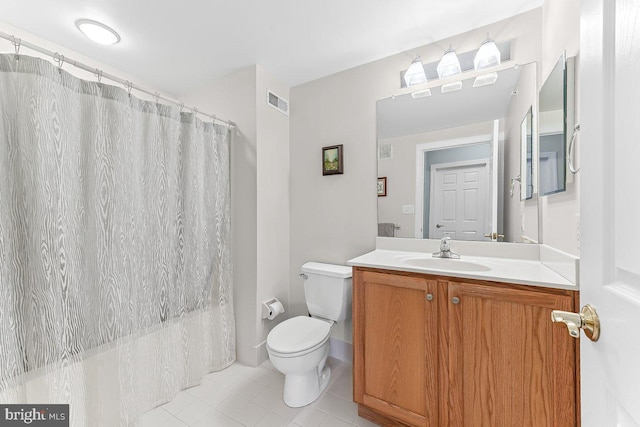 7000 Village Way Unit 408, Boothwyn, PA 19061 - bathroom featuring tile patterned floors, vanity, and shower / bath combo