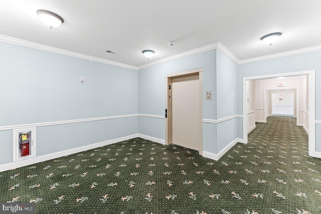 7000 Village Way Unit 408, Boothwyn, PA 19061 - empty room featuring carpet and crown molding