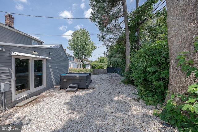 10 Holbrook Rd, Havertown, PA 19083 - view of yard featuring a hot tub