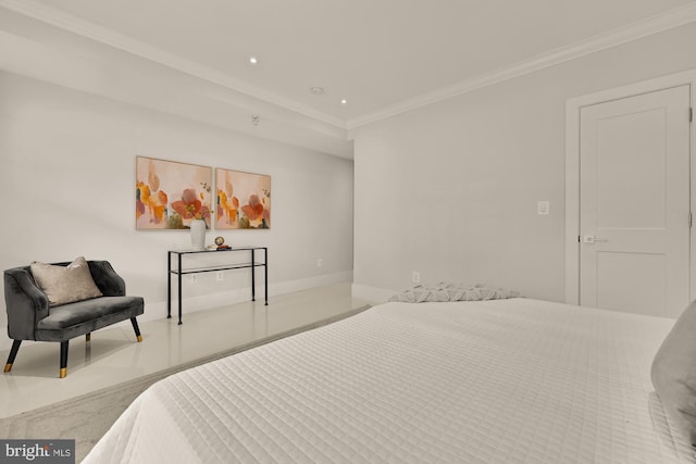 26 Rhode Island Ave NW Unit 1, Washington, DC 20001 - bedroom with ornamental molding and recessed lighting