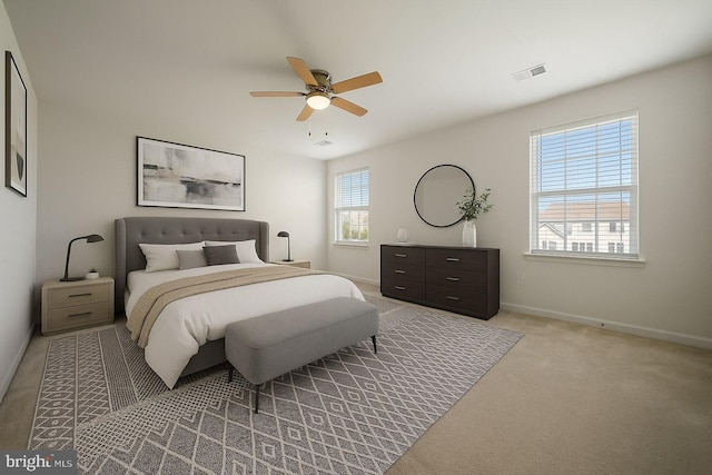 216 Shapley Dr, Smyrna, DE 19977 - carpeted bedroom with baseboards and ceiling fan