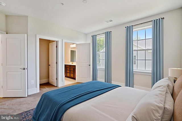 3904 Diplomat Ave, Bowie, MD 20721 - bedroom featuring light carpet and ensuite bath