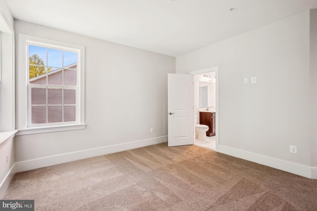 3904 Diplomat Ave, Bowie, MD 20721 - unfurnished bedroom with carpet floors and ensuite bathroom