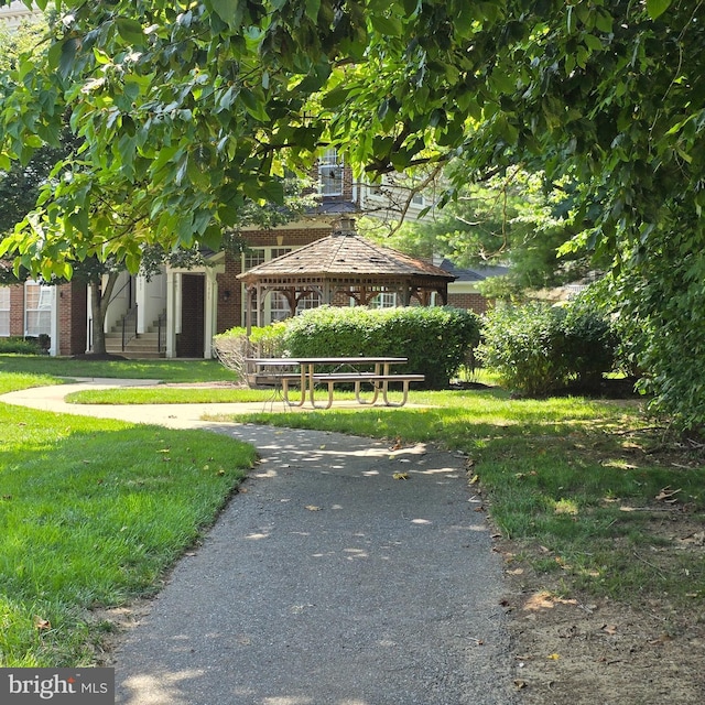 938 Pine Forest Ln Unit 1707, Upper Marlboro, MD 20774 - view of community with a gazebo and a lawn
