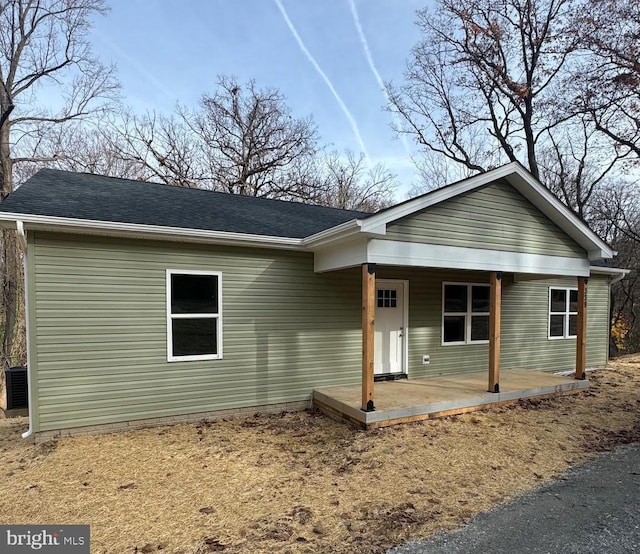 327 Red Bird Ln, Harpers Ferry, WV 25425 - view of front of house with a porch and roof with shingles