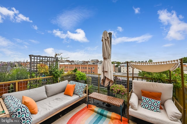 1211 Light St Unit 412, Baltimore, MD 21230 - patio / terrace with outdoor lounge area