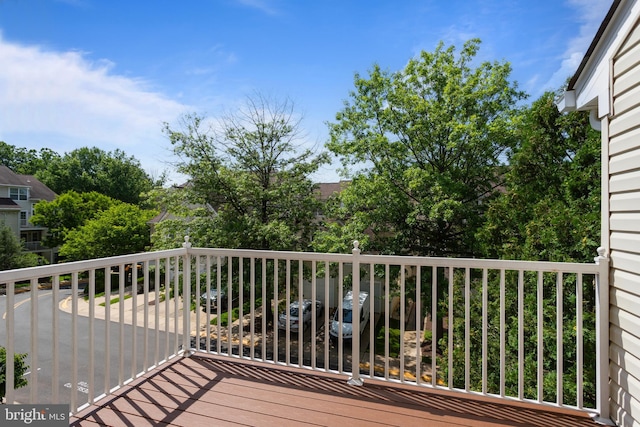 12941 Bridger Dr Unit 1611, Germantown, MD 20874 - view of wooden deck