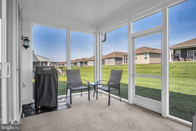 43 Boneset Dr, Gettysburg, PA 17325 - sunroom / solarium featuring a residential view
