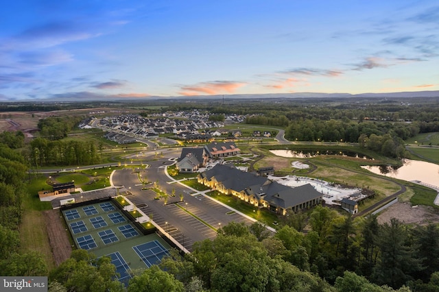43 Boneset Dr, Gettysburg, PA 17325 - aerial view at dusk of a water view
