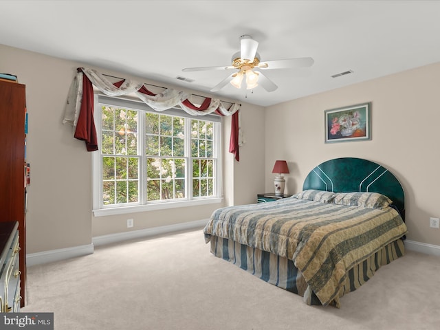 6720 Walter Scott Way, Columbia, MD 21044 - carpeted bedroom with baseboards and ceiling fan
