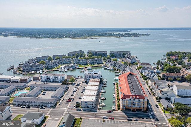 301 14th St Unit 304, Ocean City, MD 21842 - aerial view of a large body of water and numerous boat docks