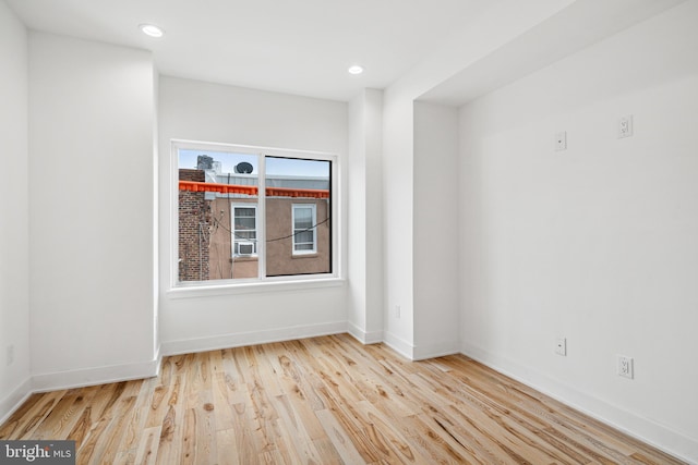 3084 Weikel St, Philadelphia, PA 19134 - empty room with wood finished floors and recessed lighting
