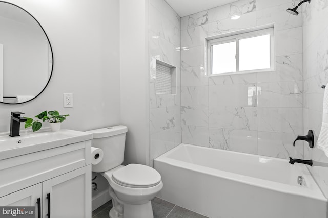 233 S Clinton St, Baltimore, MD 21224 - bathroom with vanity and shower / bathtub combination