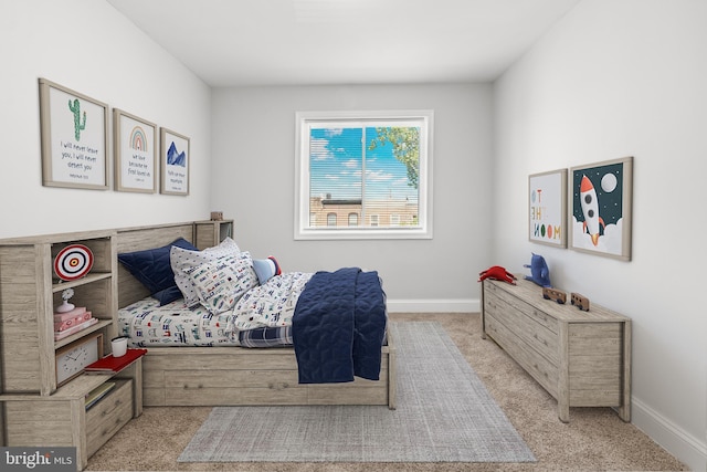 233 S Clinton St, Baltimore, MD 21224 - carpeted bedroom featuring baseboards