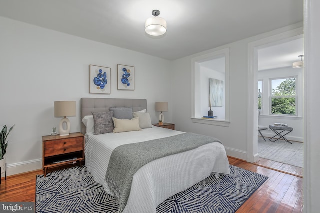 1217 Holbrook St NE, Washington, DC 20002 - bedroom featuring wood-type flooring and baseboards