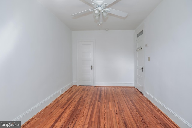 1217 Holbrook St NE, Washington, DC 20002 - empty room featuring wood finished floors and a ceiling fan