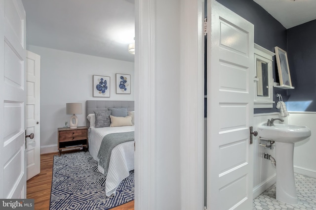 1217 Holbrook St NE, Washington, DC 20002 - bedroom with baseboards and light wood-type flooring