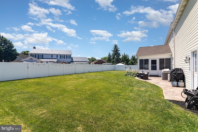 421 Dart Dr, Hanover, PA 17331 - fenced backyard with a patio area